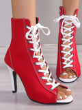 Bottines Aïcha à lacets – photo produit 1