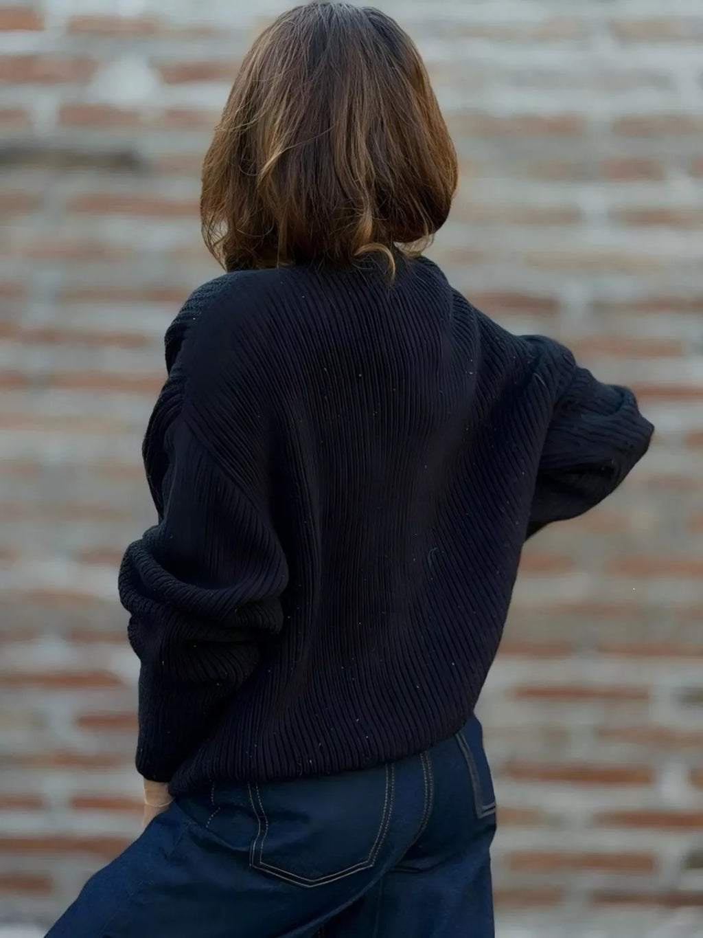 Gilet Zoé en maille grande taille – photo produit 9