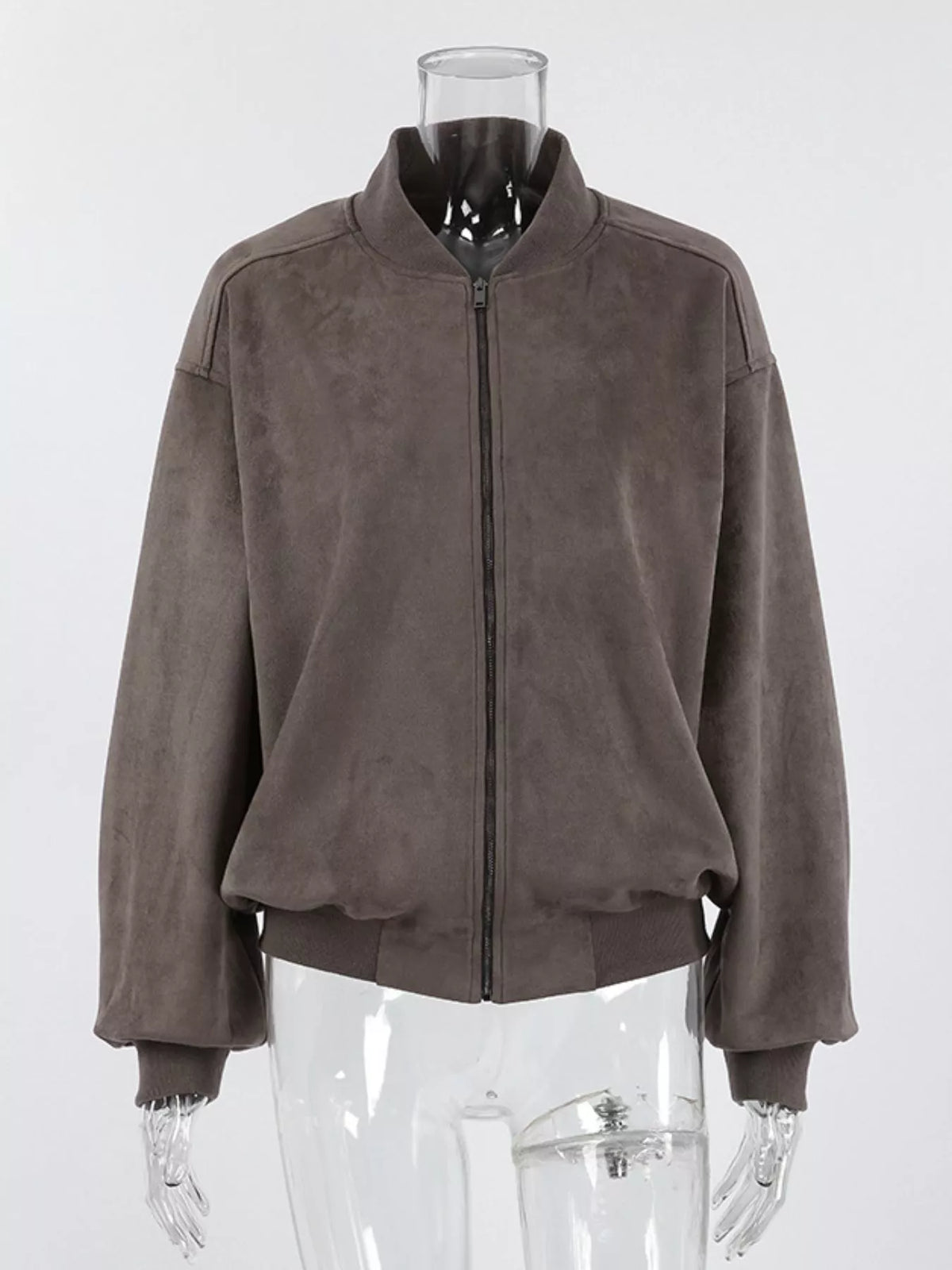 Veste Lison – zippée épaules tombantes – photo produit 6