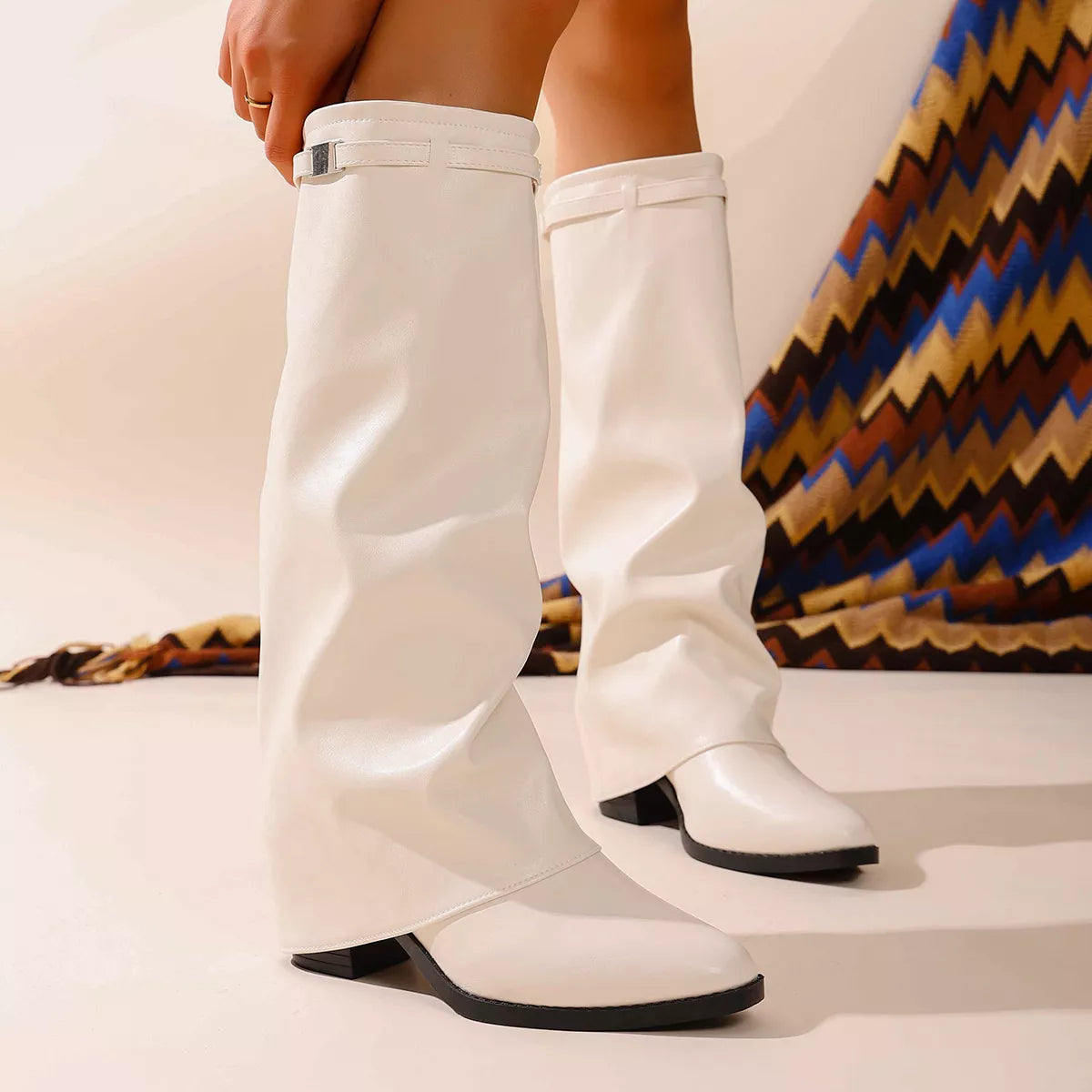 Bottines Ana à talon carré – photo produit 6