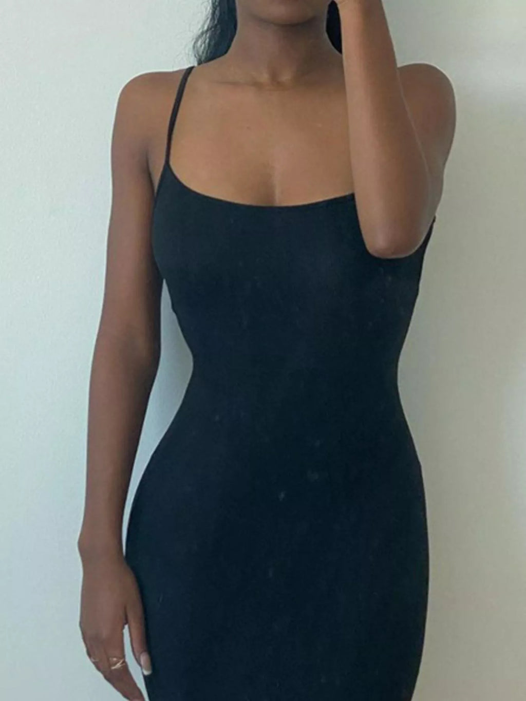 Robe – Cassandre longue unie grande taille – photo produit 3