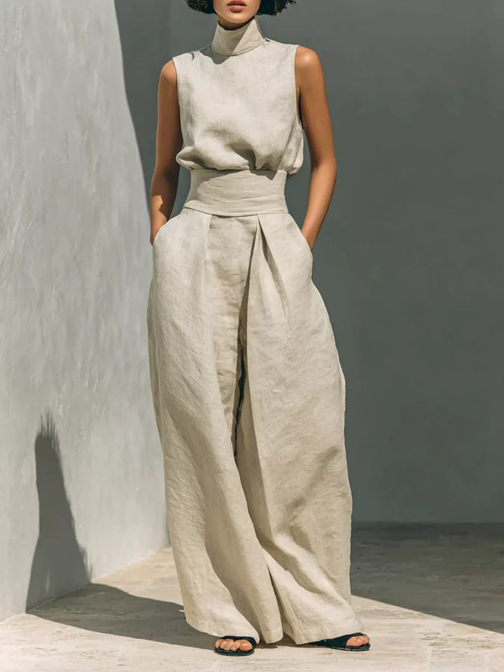 Combinaison Cléa taille smockée