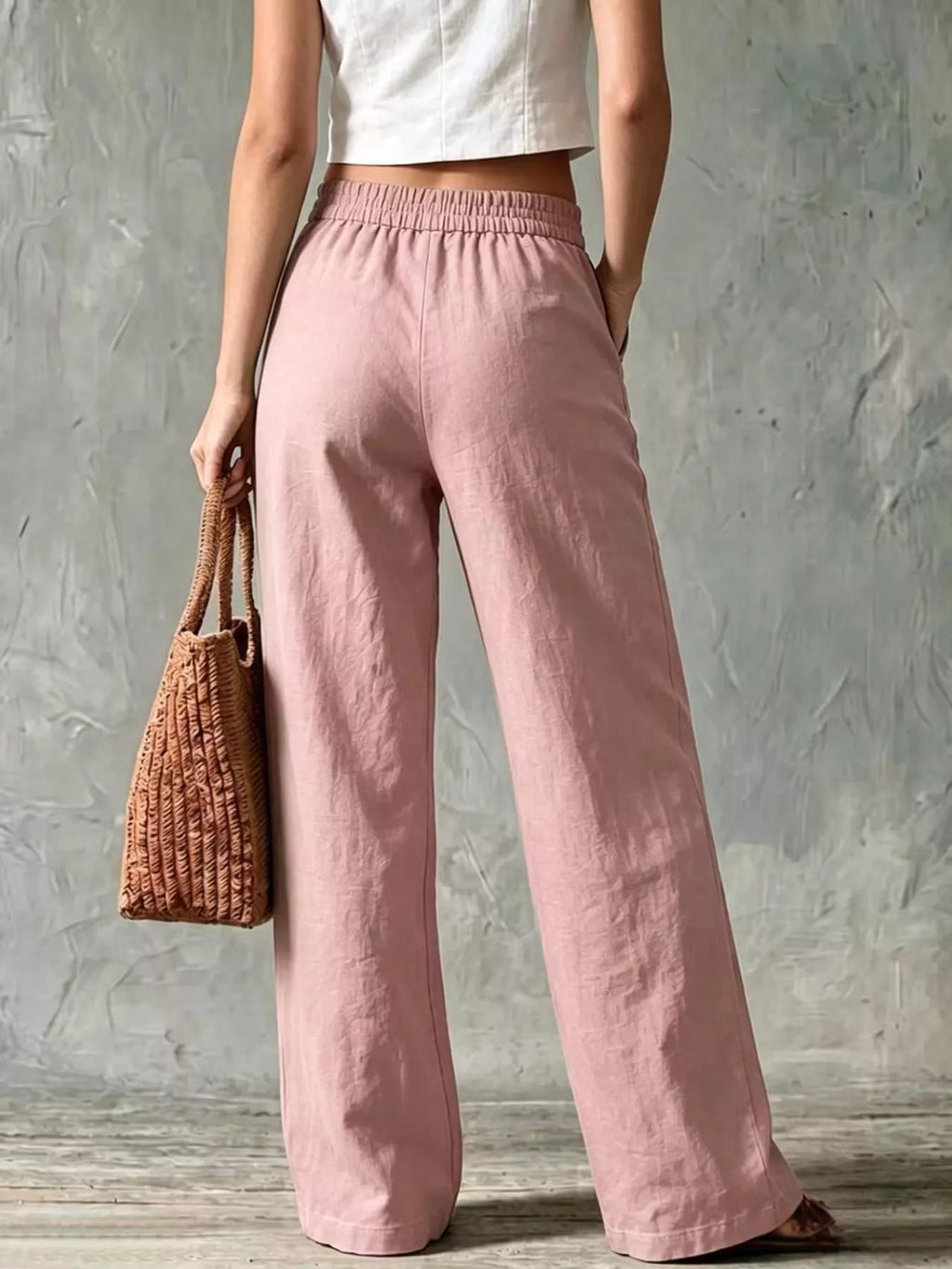 Pantalon Yara large fluide – photo produit 4