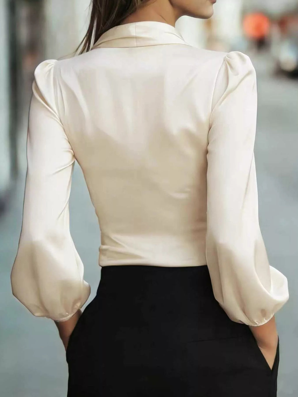 Blouse Shamara satinée – photo produit 4