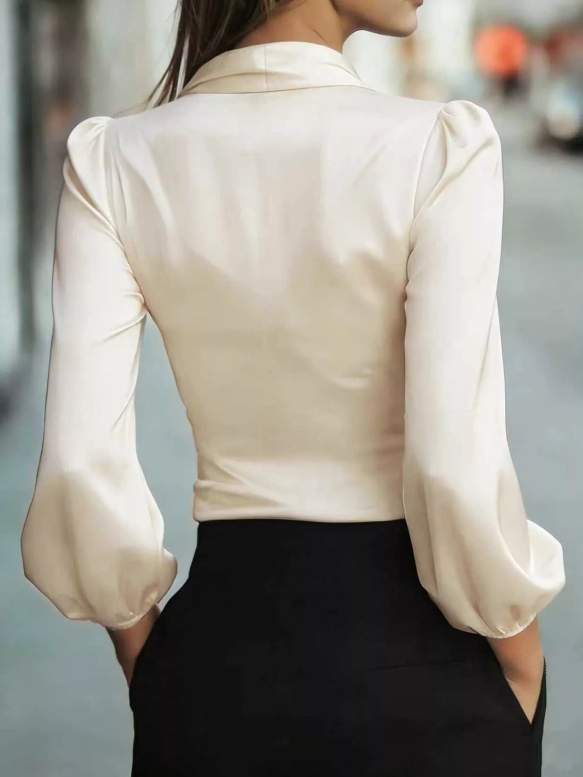 Blouse Shamara satinée – photo produit 4