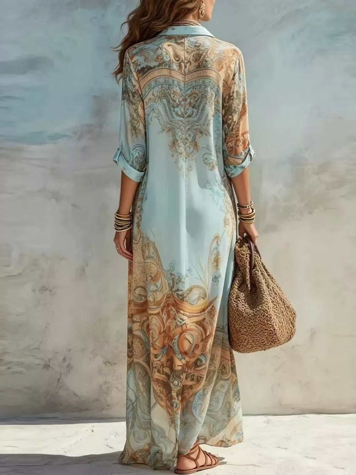 Robe chemise Pli grande taille – photo produit 3