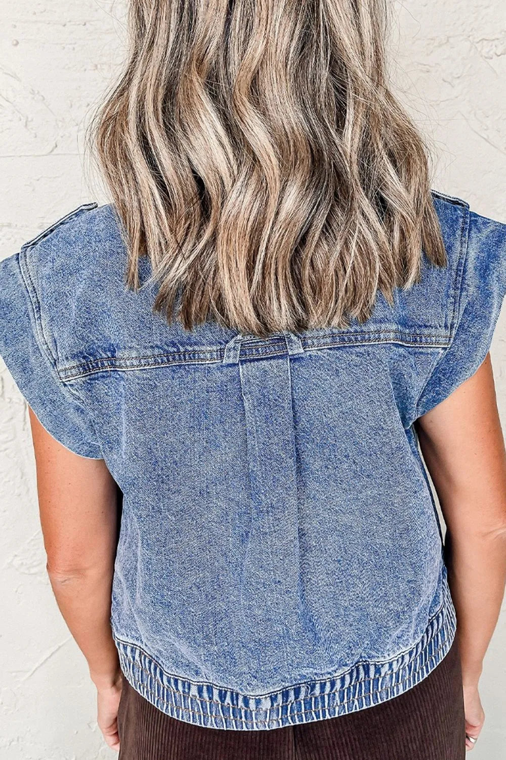 Veste Louane en jean – photo produit 7