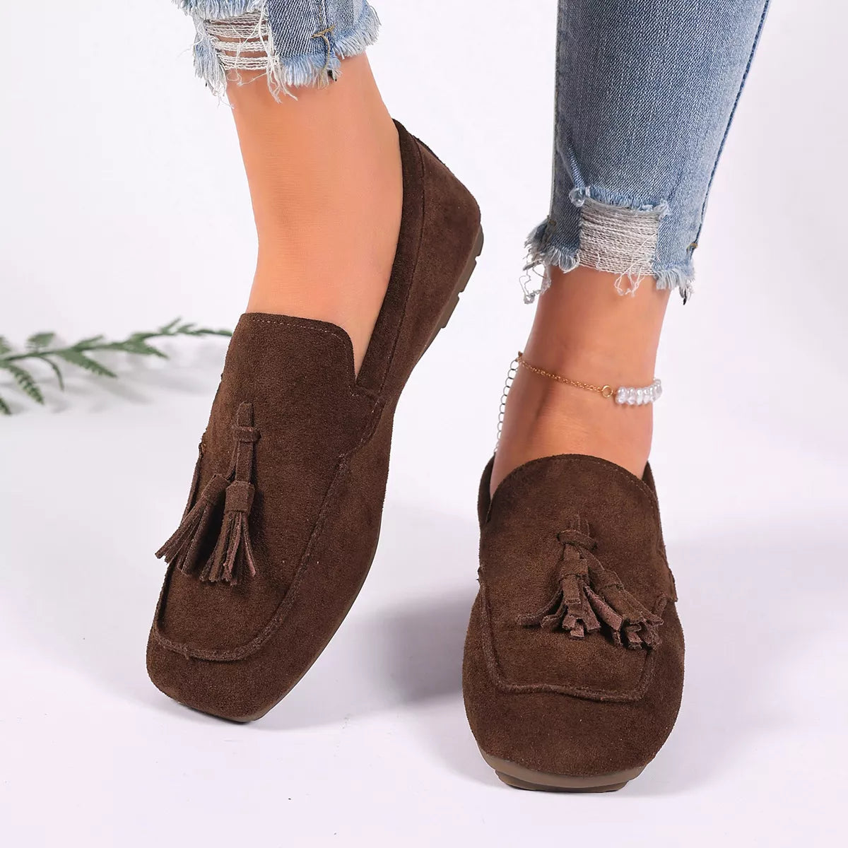 Mocassins Léon en suédine – photo produit 5