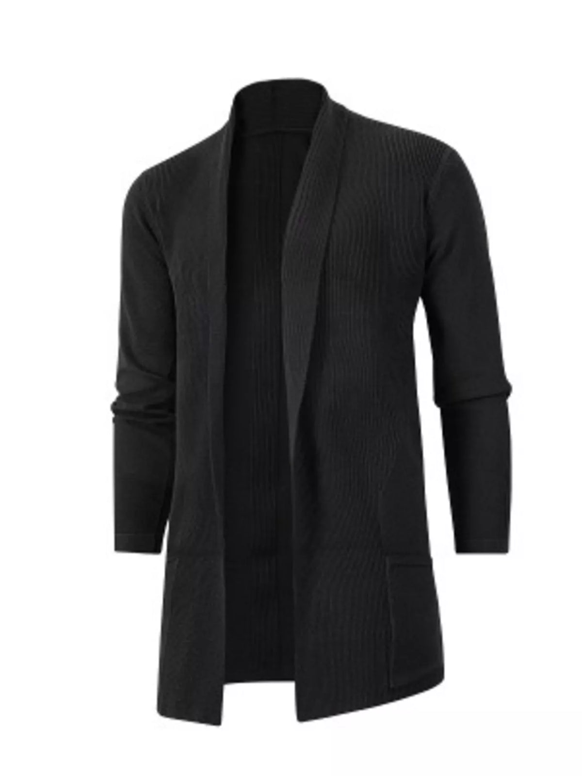 Gilet Nils – long chiné – photo produit 8