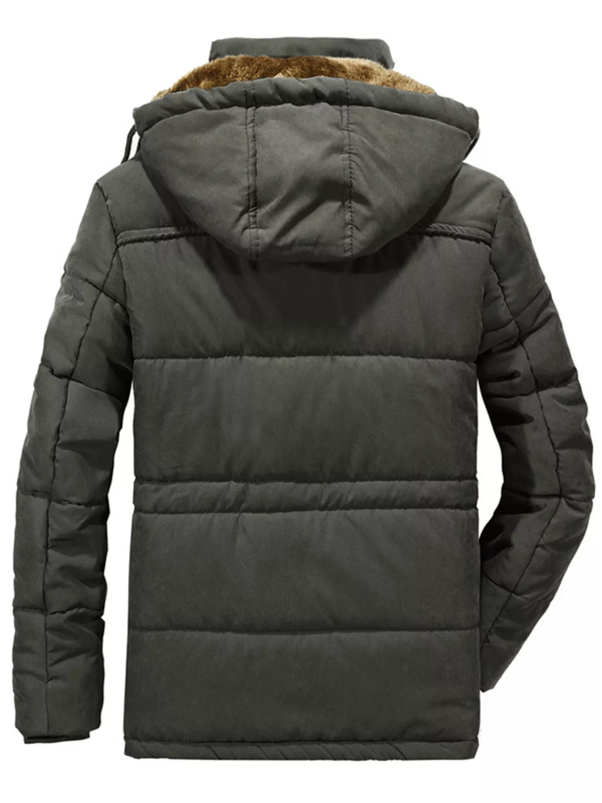 Parka homme Zéphyr zippée grande taille – photo produit 2