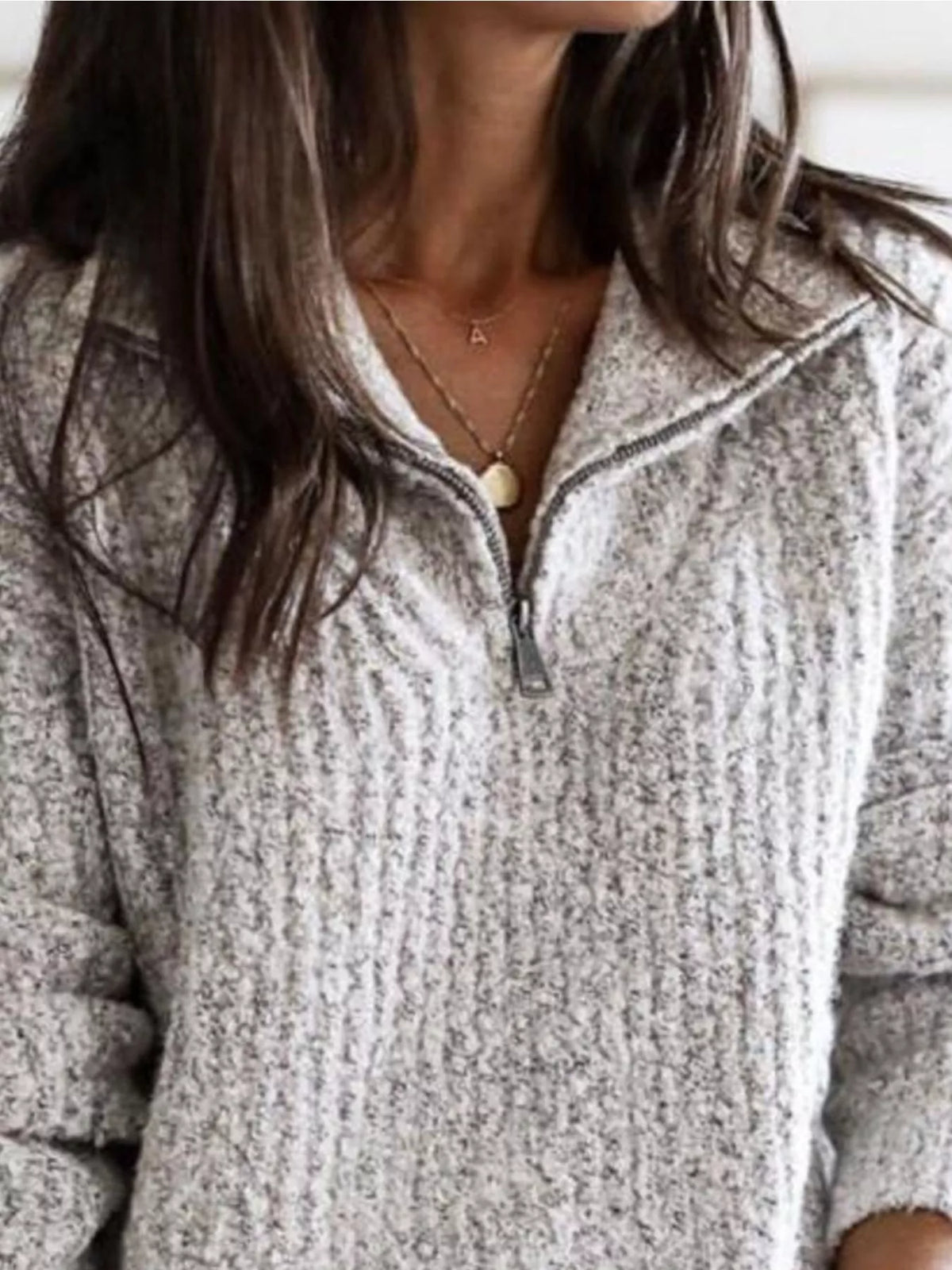 Pull Elsa demi-zip – photo produit 2