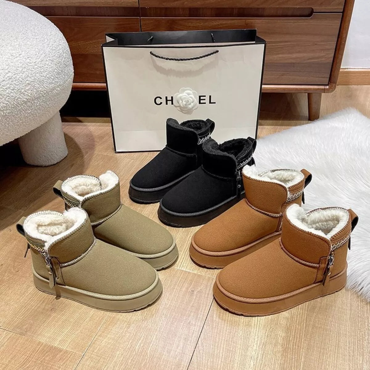 Bottines Ana à plateforme – photo produit 1