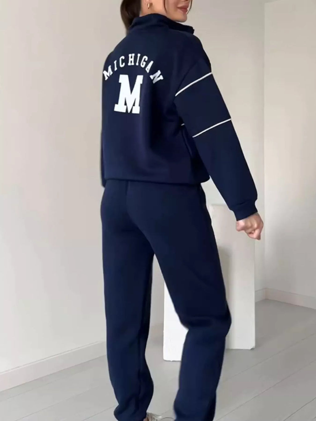 Ensemble Lina demi-zip grande taille – photo produit 8