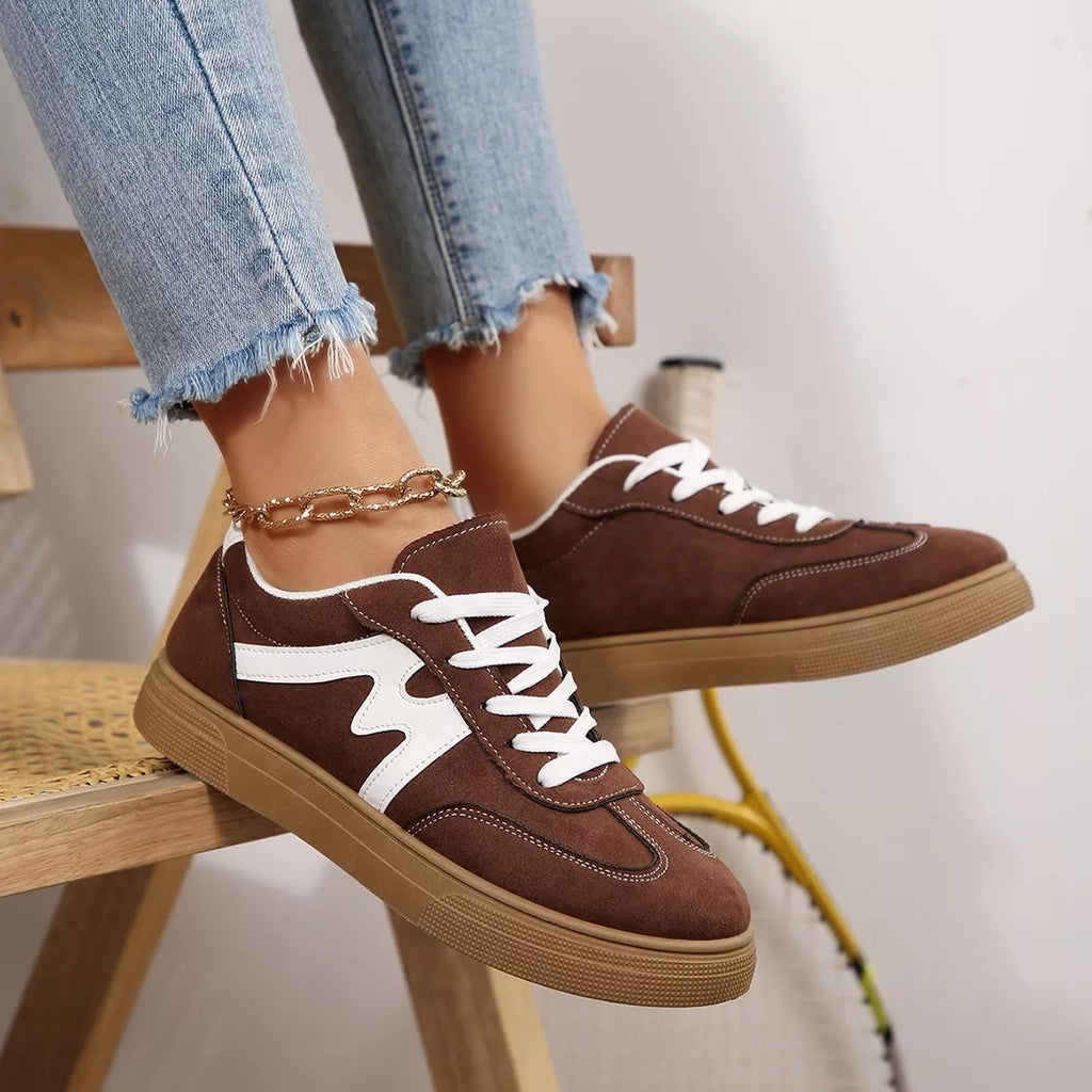 Baskets Zoé basses à lacets – photo produit 3