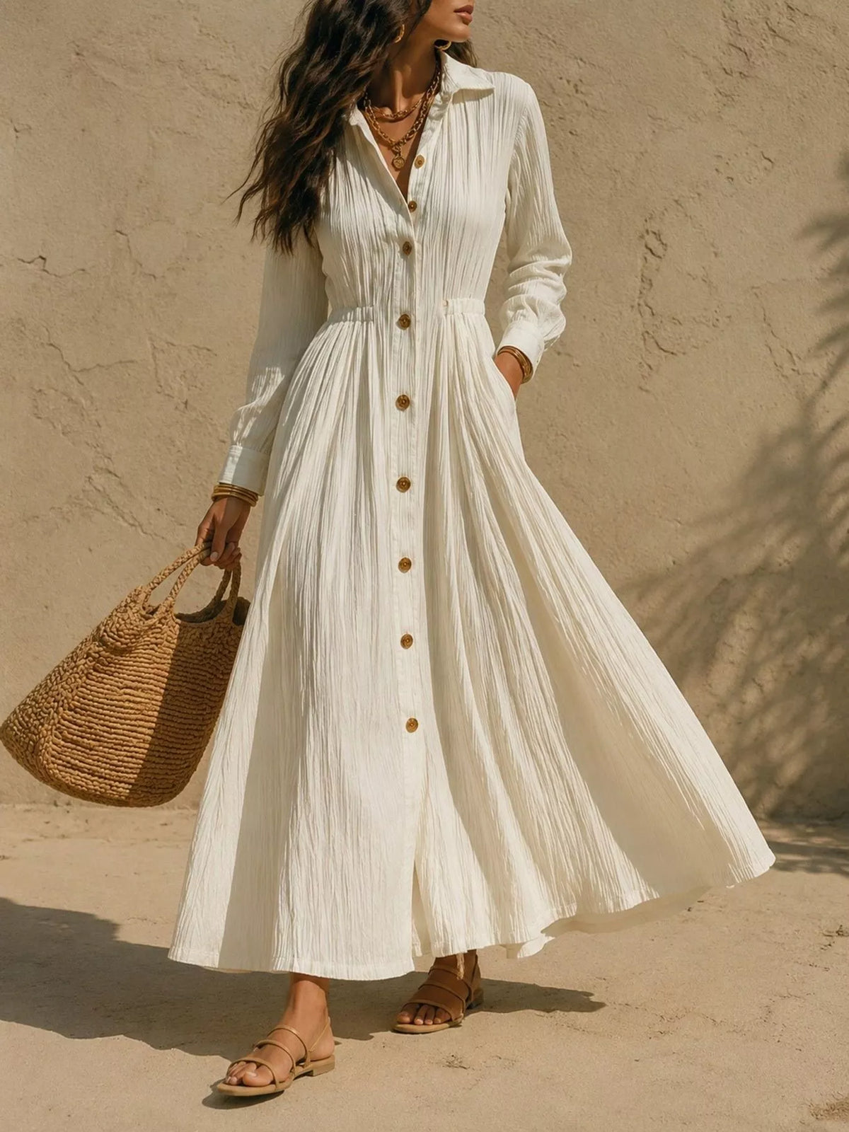Robe longue Belinda grande taille – photo produit 10