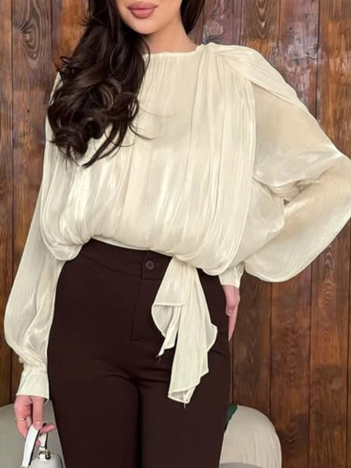 Blouse Hélène métallisée – photo produit 4