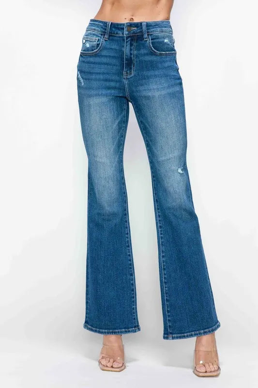 Jean Alessandra bootcut taille haute – photo produit 1