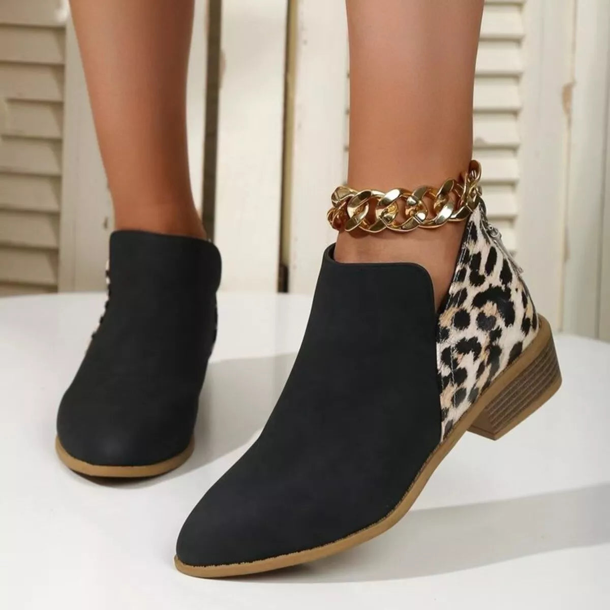 Bottines Jade léopard – photo produit 2