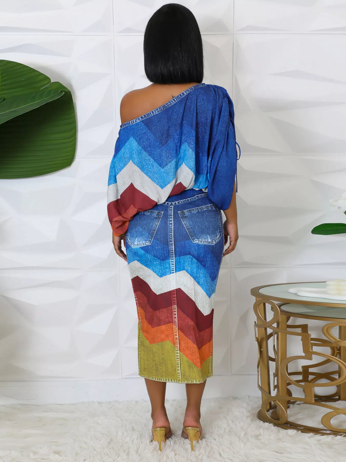 Ensemble – Capucine top épaule dénudée – photo produit 3