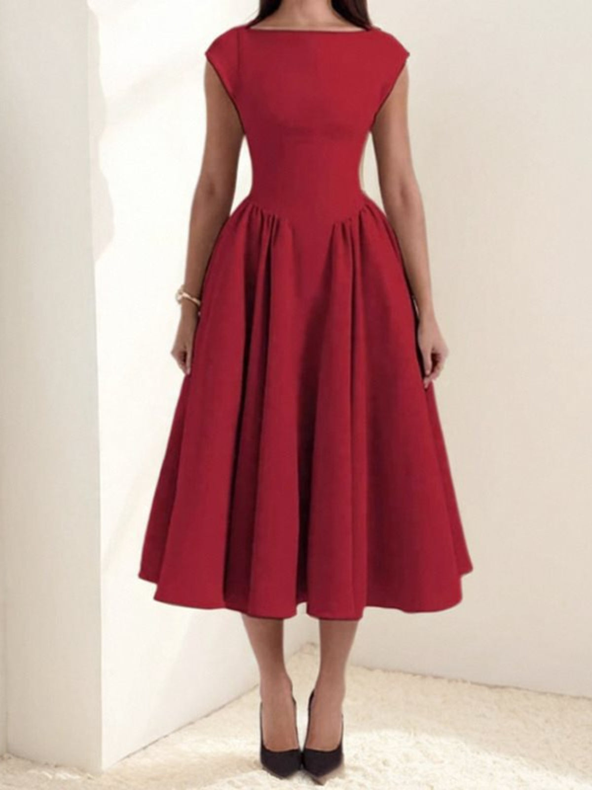 Robe midi Maya trapèze – photo produit 5