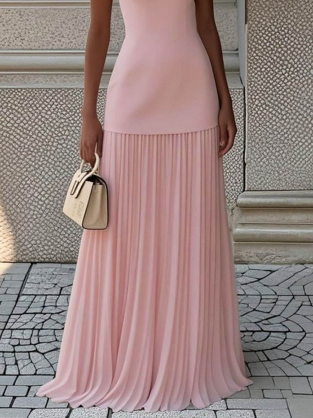 Ensemble Serena top et jupe plissée – photo produit 4