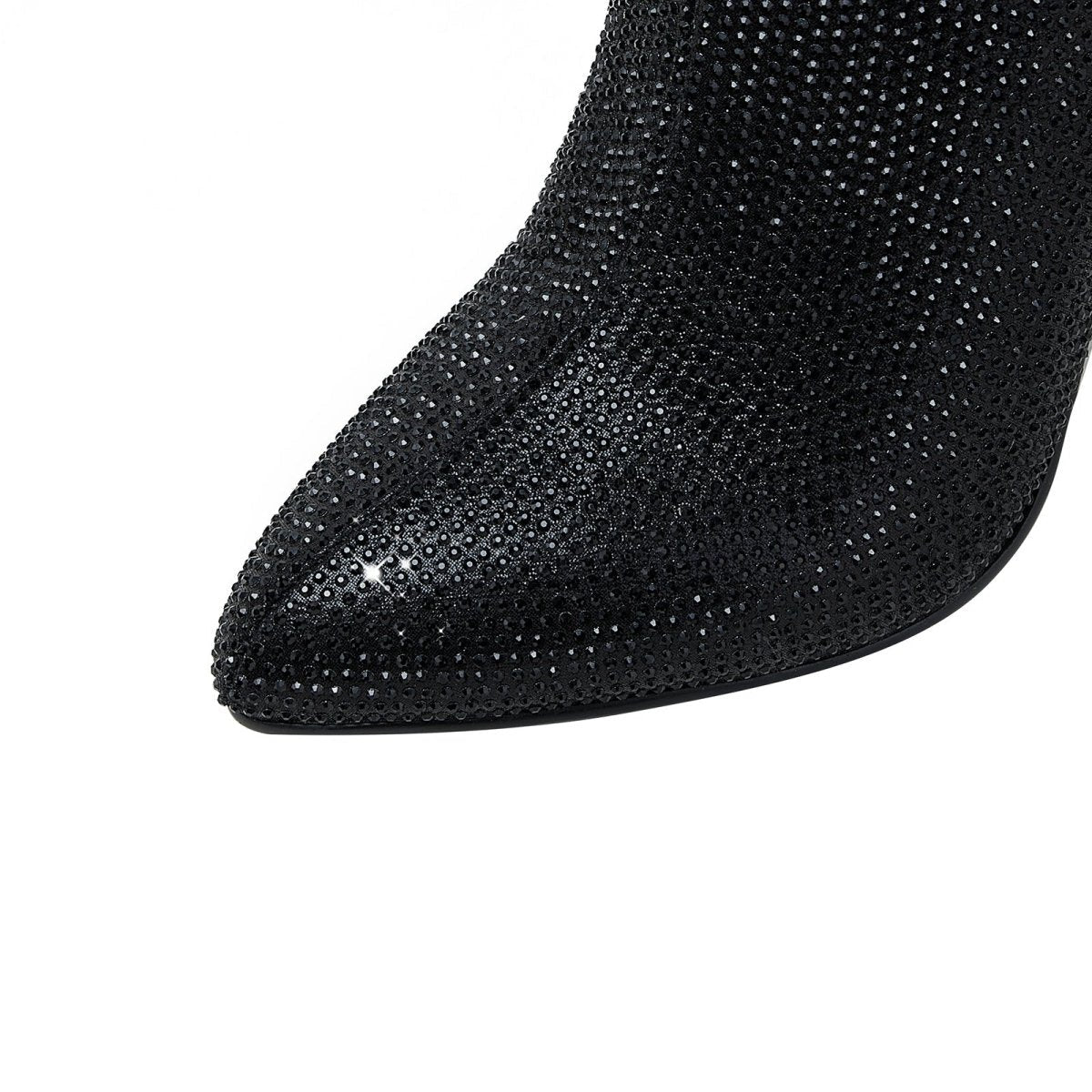 Glam Embellished Ankle Boots