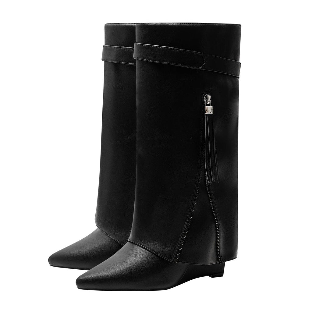 Bottes Sloane hautes en cuir – photo produit 2