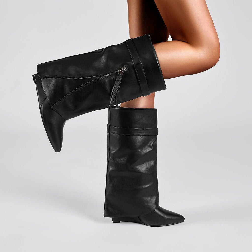 Bottes Sloane hautes en cuir – photo produit 5