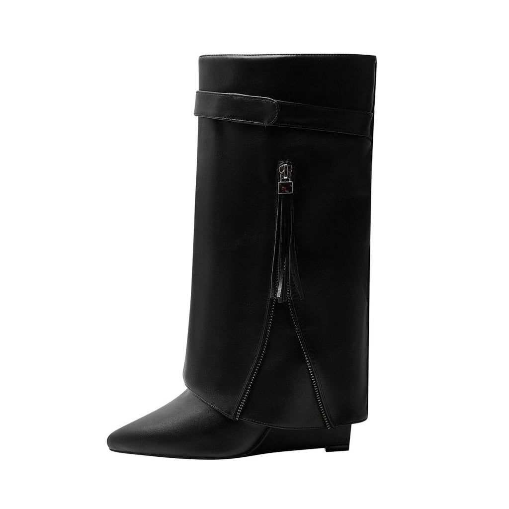 Bottes Sloane hautes en cuir – photo produit 6