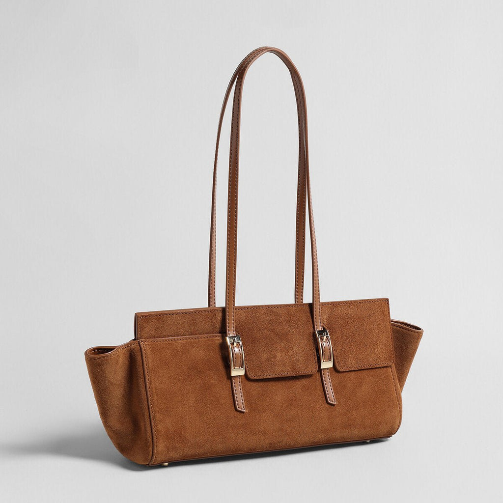 Sac Dalila en daim à poches boucles – photo produit 3
