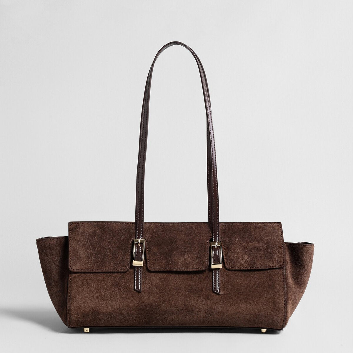 Sac Dalila en daim à poches boucles – photo produit 1